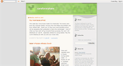 Desktop Screenshot of carefororphans.blogspot.com