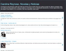 Tablet Screenshot of carolina-novelas.blogspot.com