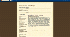Desktop Screenshot of bar-code-magic.blogspot.com