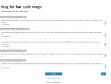 Tablet Screenshot of bar-code-magic.blogspot.com