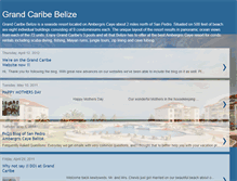 Tablet Screenshot of grandcaribebelizeresort.blogspot.com