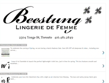 Tablet Screenshot of beestunglingerie.blogspot.com
