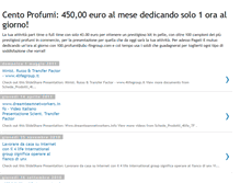 Tablet Screenshot of centoprofumi.blogspot.com