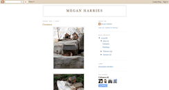 Desktop Screenshot of meganharries.blogspot.com
