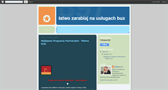 Desktop Screenshot of latwozarabiaj.blogspot.com
