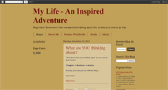 Desktop Screenshot of myinspiredadventure.blogspot.com