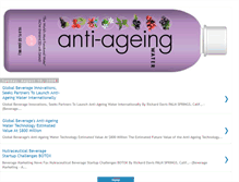 Tablet Screenshot of antiageingwater.blogspot.com