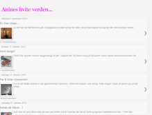 Tablet Screenshot of anineshviteverden.blogspot.com