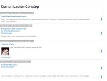 Tablet Screenshot of comunicacionconalep1.blogspot.com