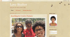 Desktop Screenshot of lovestutter.blogspot.com