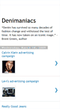 Mobile Screenshot of denimaniacs.blogspot.com
