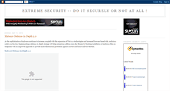 Desktop Screenshot of extremesecurity.blogspot.com