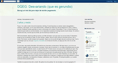Desktop Screenshot of desvariandoqueesgerundio.blogspot.com