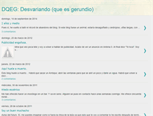 Tablet Screenshot of desvariandoqueesgerundio.blogspot.com
