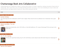 Tablet Screenshot of chattanoogabookarts.blogspot.com