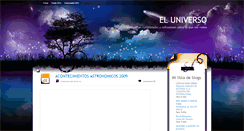 Desktop Screenshot of eluniversotierra.blogspot.com