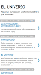 Mobile Screenshot of eluniversotierra.blogspot.com