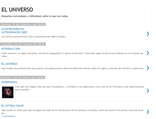 Tablet Screenshot of eluniversotierra.blogspot.com