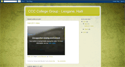 Desktop Screenshot of ccghaiti.blogspot.com