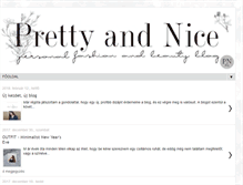 Tablet Screenshot of pretty-and-nice.blogspot.com