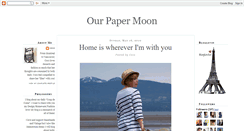 Desktop Screenshot of ourpapermoon.blogspot.com