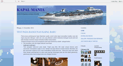 Desktop Screenshot of kapalmania.blogspot.com