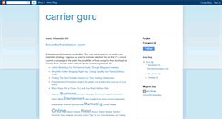 Desktop Screenshot of carriergurunta.blogspot.com