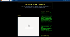 Desktop Screenshot of consumidorlesado.blogspot.com