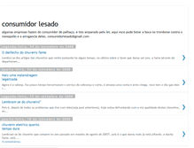 Tablet Screenshot of consumidorlesado.blogspot.com