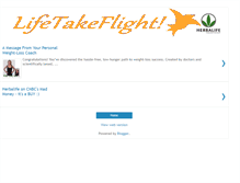 Tablet Screenshot of lifetakeflight.blogspot.com