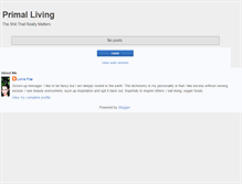 Tablet Screenshot of primal-life.blogspot.com