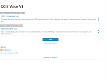 Tablet Screenshot of ccievoicev3.blogspot.com