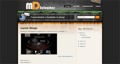 Desktop Screenshot of mdsolucoes.blogspot.com