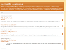 Tablet Screenshot of centsablecouponing.blogspot.com