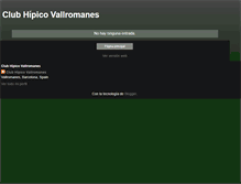 Tablet Screenshot of hipicavallromanes.blogspot.com