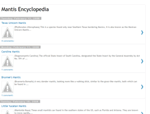Tablet Screenshot of mantisencyclopedia.blogspot.com