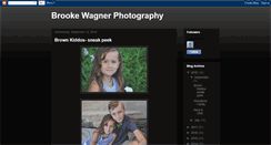 Desktop Screenshot of brookewagnerphotography.blogspot.com