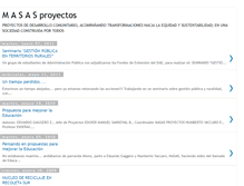 Tablet Screenshot of masasproyectos.blogspot.com