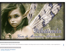 Tablet Screenshot of peketienda.blogspot.com