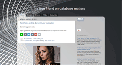Desktop Screenshot of dbfriend.blogspot.com