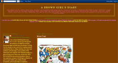 Desktop Screenshot of abrowngirlsdiary.blogspot.com