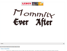 Tablet Screenshot of mommilyeverafter.blogspot.com