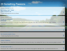 Tablet Screenshot of 20somethingpassions.blogspot.com