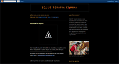 Desktop Screenshot of equusterapia.blogspot.com