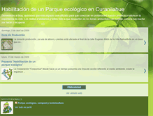 Tablet Screenshot of parqueecologicochue.blogspot.com