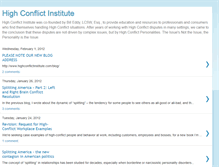 Tablet Screenshot of billeddyhighconflictinstitute.blogspot.com