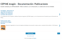 Tablet Screenshot of cepymearagon-publicaciones.blogspot.com