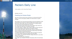 Desktop Screenshot of packersdailyline.blogspot.com