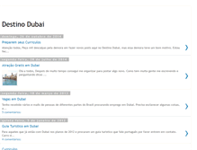 Tablet Screenshot of destinodubai.blogspot.com