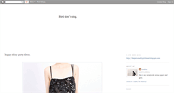 Desktop Screenshot of birddontsing.blogspot.com